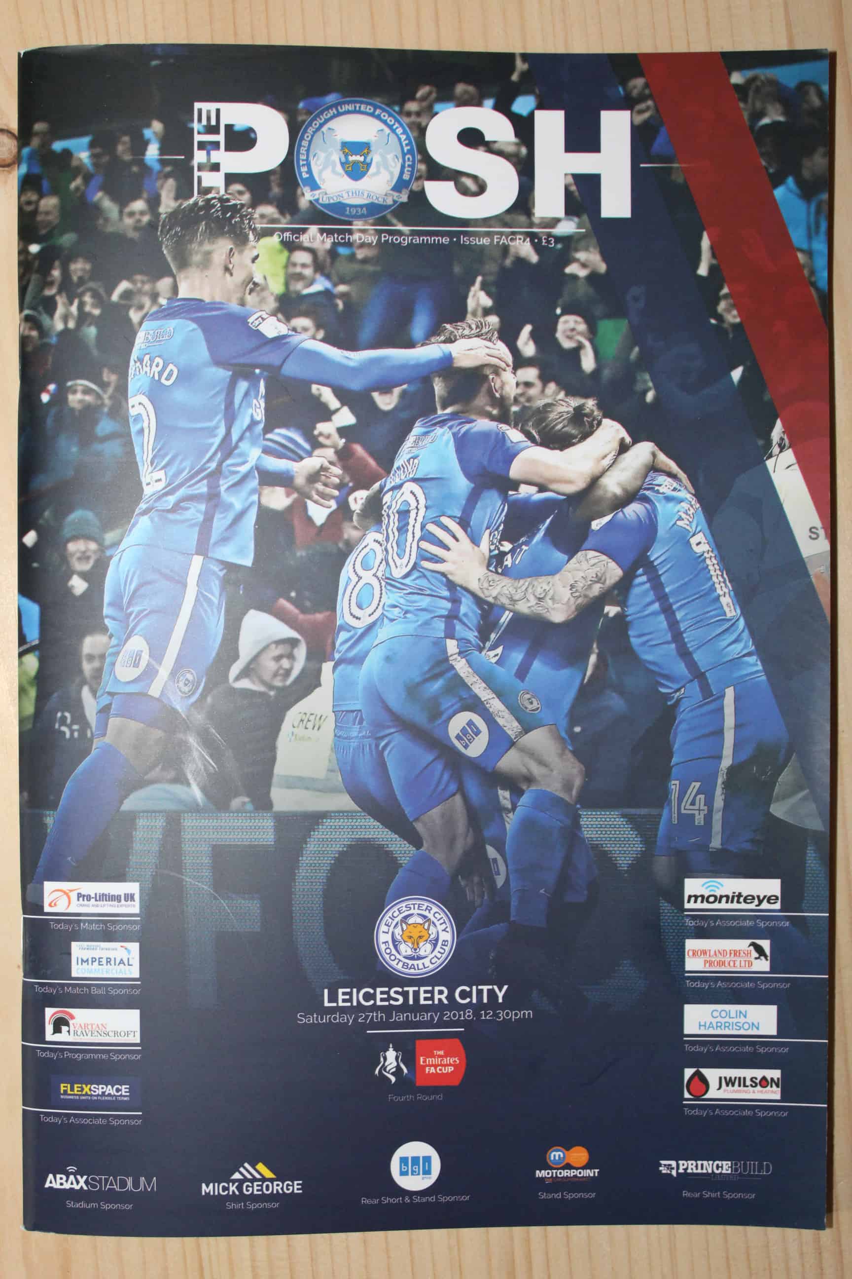 Peterborough United FC v Leicester City FC